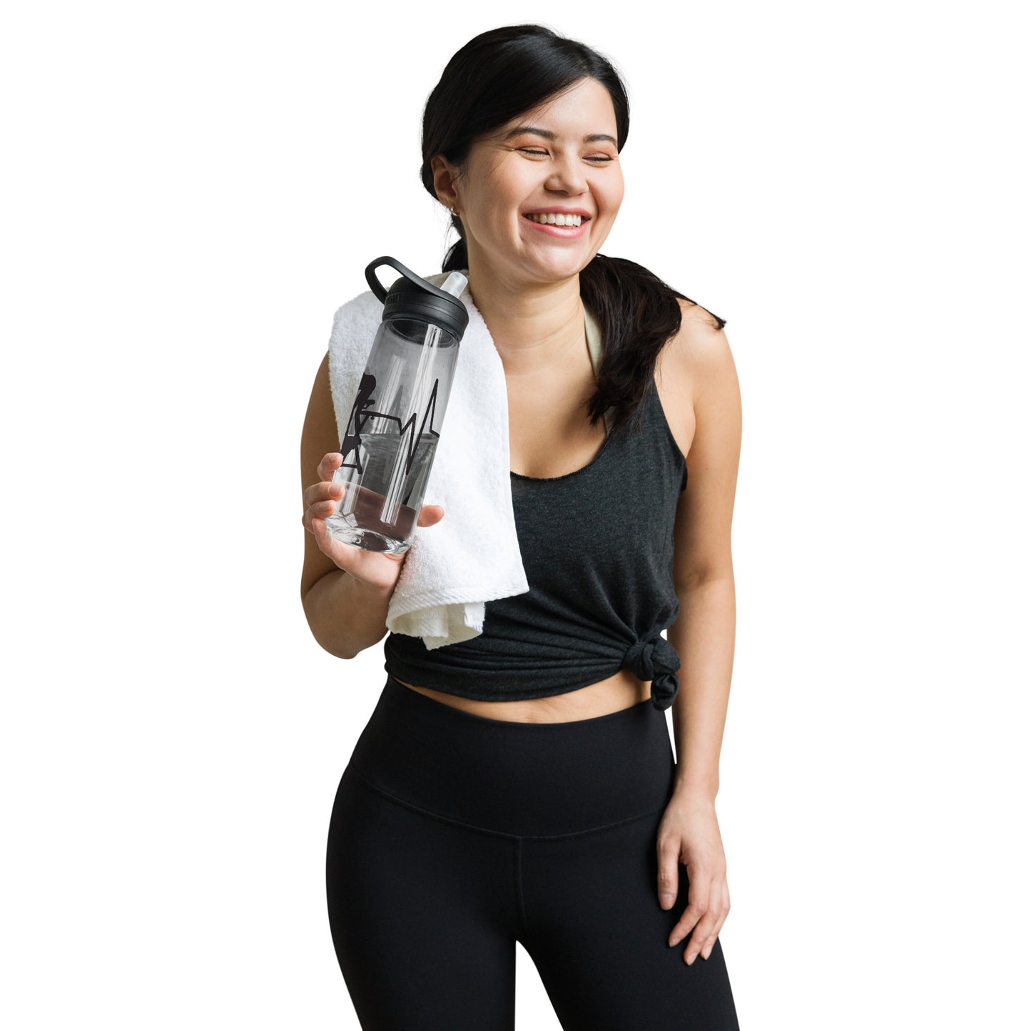 Spin Bike Heartbeat Water Bottle
