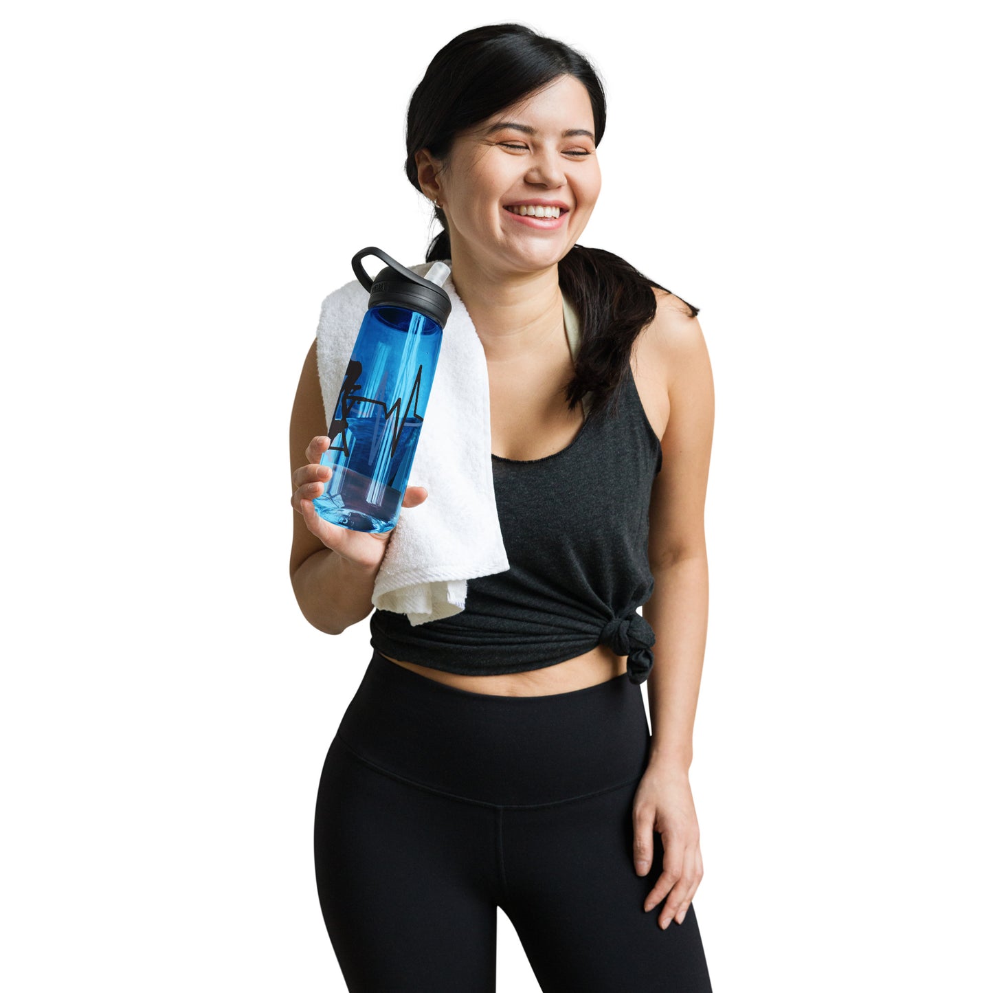 Spin Bike Heartbeat Water Bottle