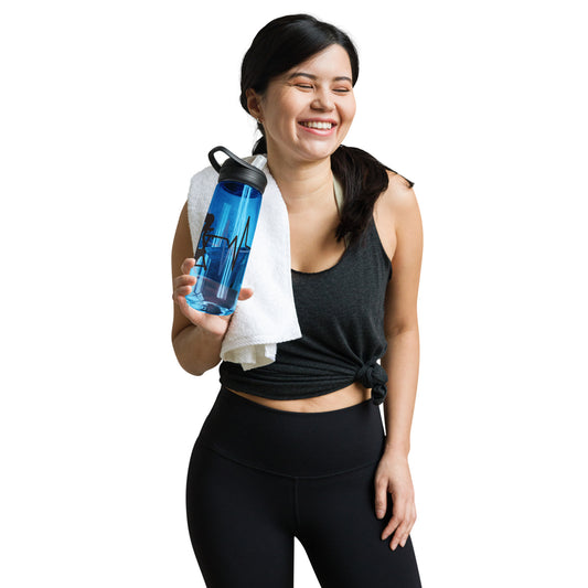 Spin Bike Heartbeat Water Bottle
